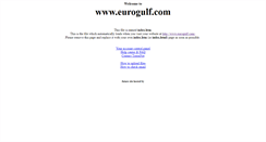 Desktop Screenshot of eurogulf.com