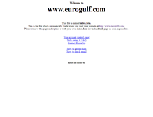 Tablet Screenshot of eurogulf.com
